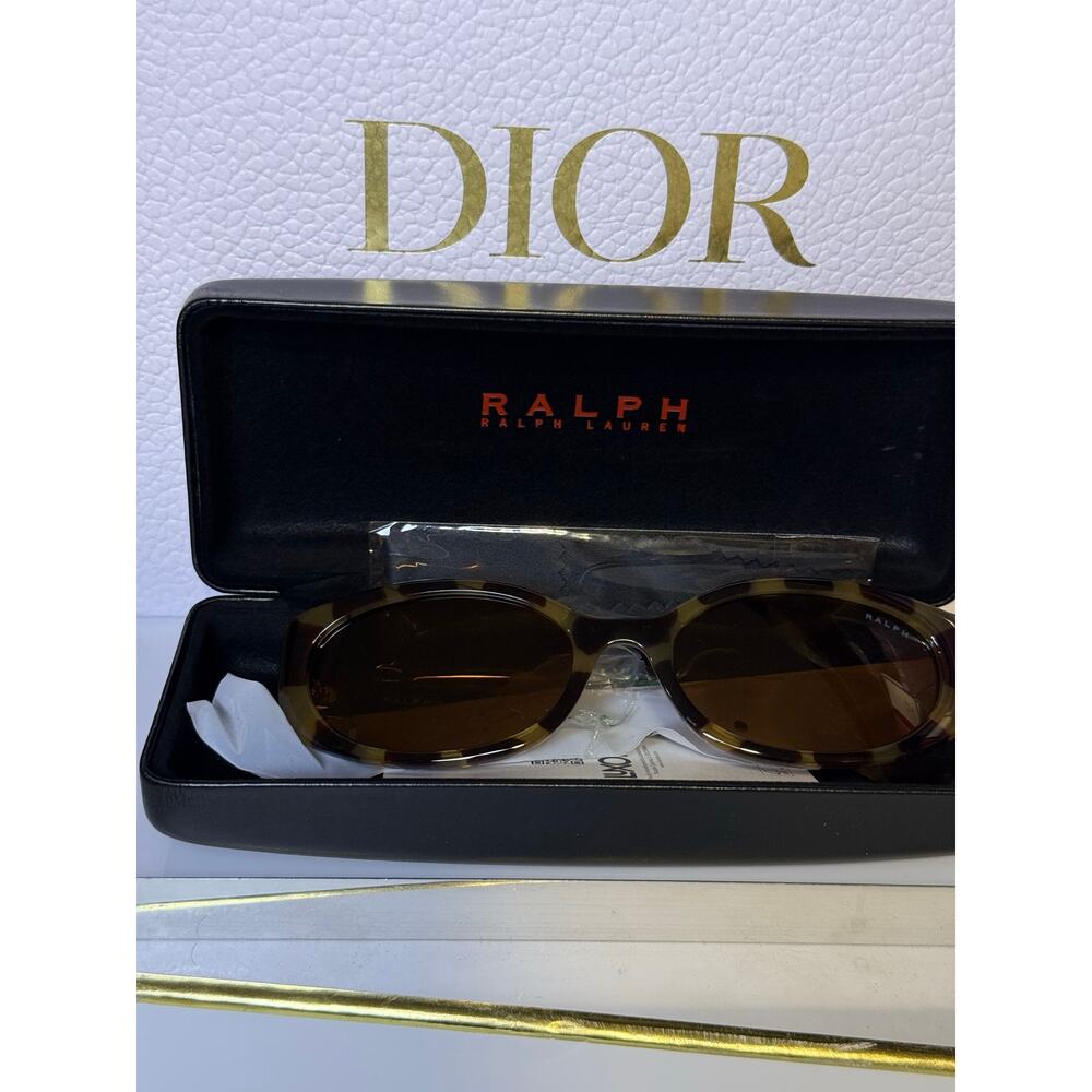 Ralph By Ralph Lauren Yellow Havana Dark Brown Lense (RA5306U 583673)-NEW w CASE - Picture 2 of 9